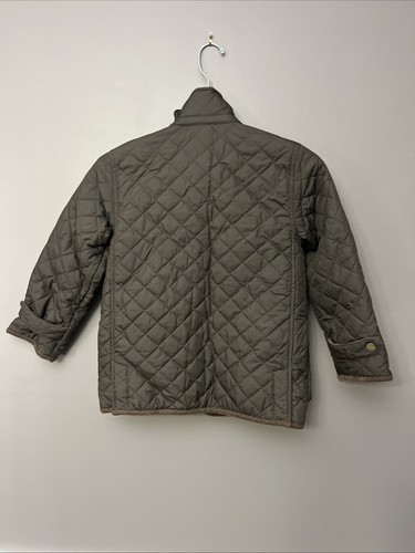 Polo Ralph Lauren Kids Size 7 Water-Resistant Quilted Jacket Brown - NICE - Picture 13 of 17