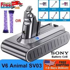 9500mAh For Dyson V6 Battery SV03 SV04 SV05 SV08 DC58 DC59 DC61 Animal 6000mAh