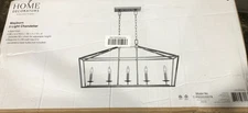 Home Decorators Collection Weyburn 5-Light Gold Caged Island Chandelier
