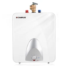 Camplux 6 Gallon Electric Mini Tank Water Heater Compact for Whole House Shower