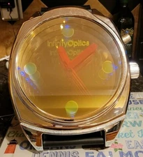VTG Uber Rare The Infinity Optics Table & Wall Watch Clock You Can You Imagine 