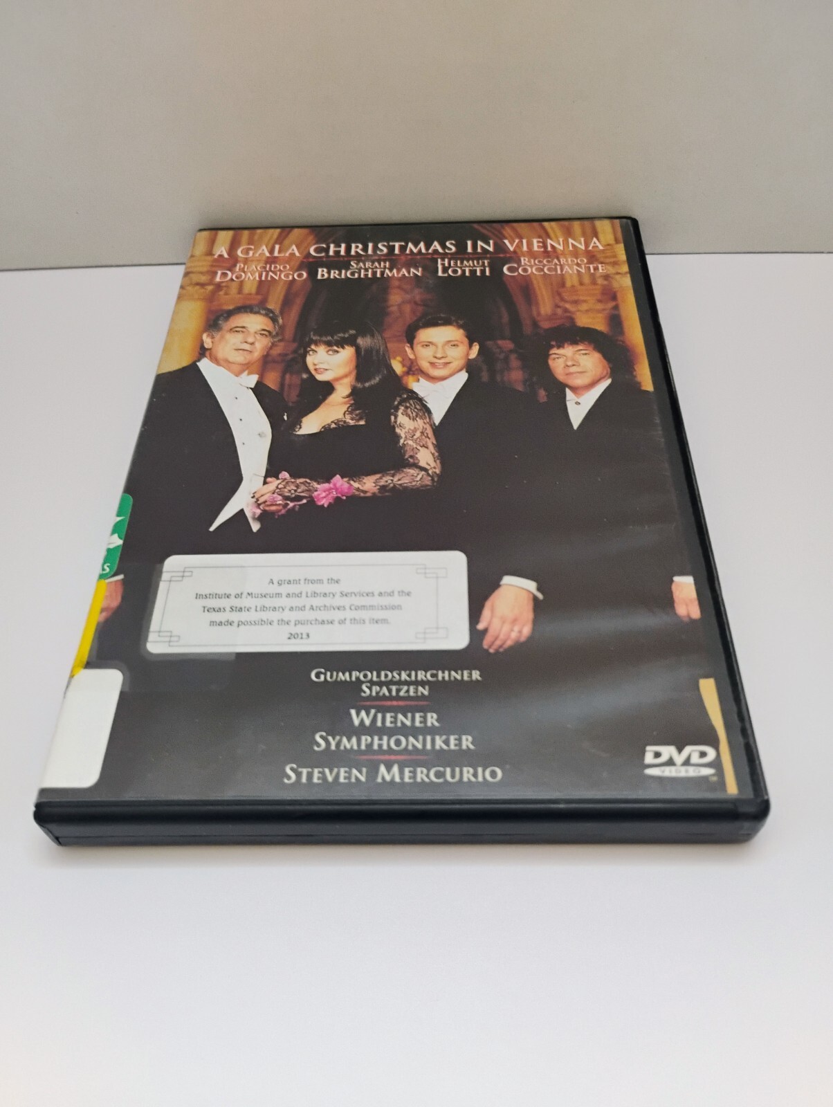 A Gala Christmas in Vienna DVD 1998 Sony Good Ex-library Placido Domingo 