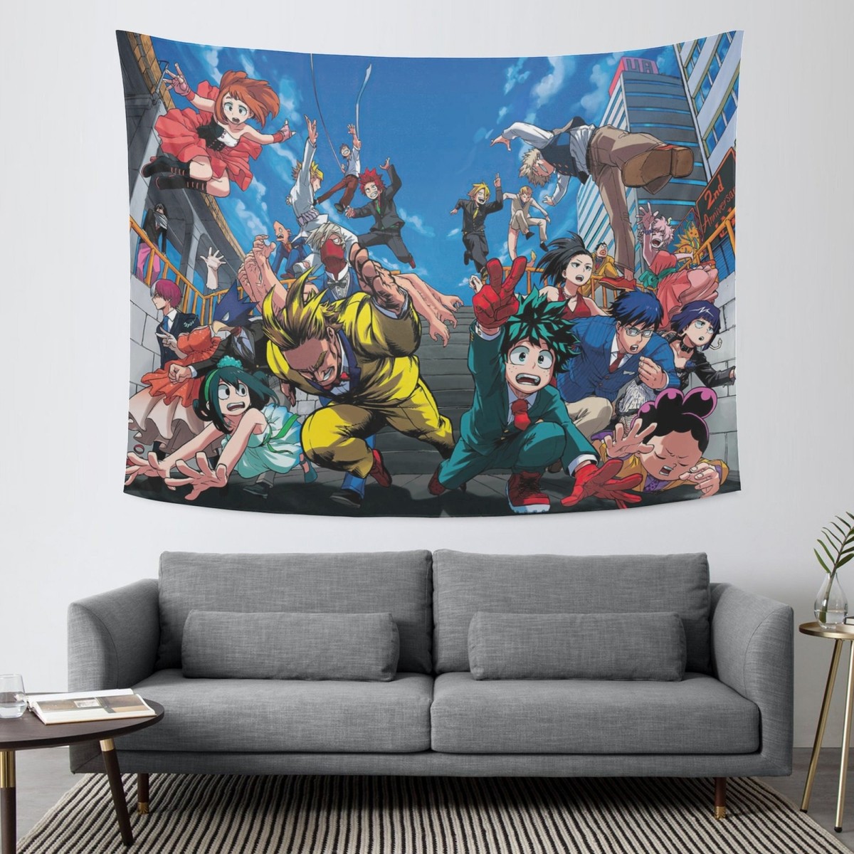 My Hero Academia Flanelldecke – Ultraweiche Mikrofaser-Decke, Verschiedene Größen, Für Bett & Sofa