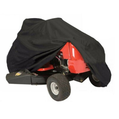 57'' 190T Riding Lawn Mower Tractor Cover Waterproof Garden Outside UV Resistant