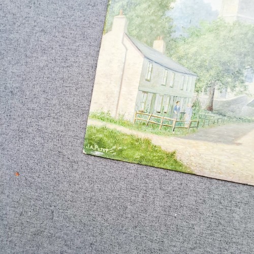 Altarnun Village Cornwall Original oil painting Signed Landscape Vintage 1993 - Imagen 8 de 12