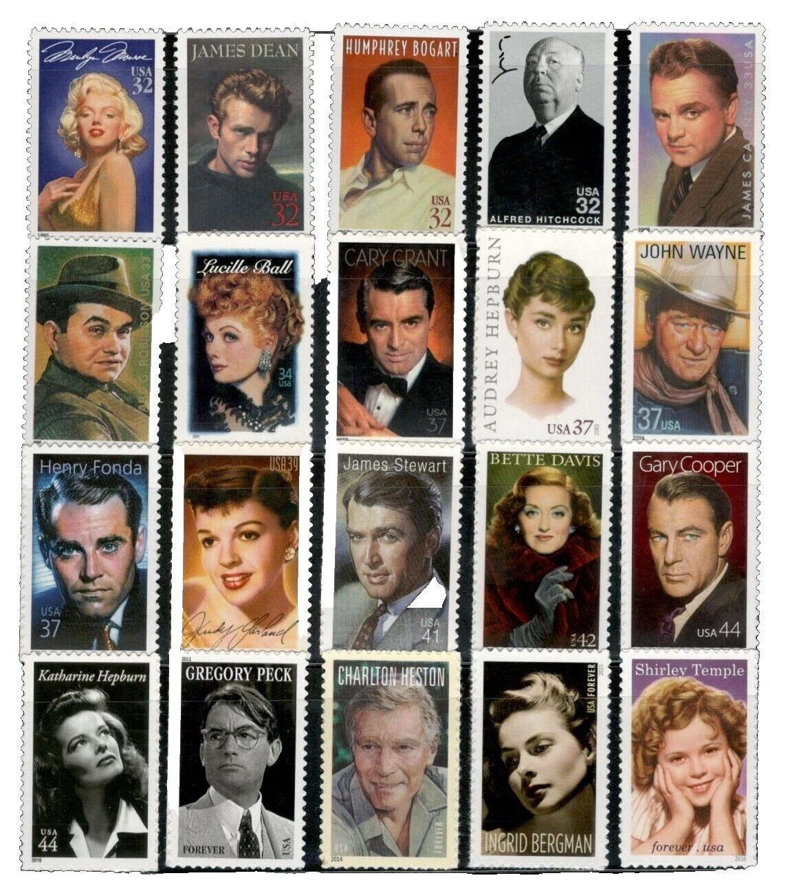 Hollywood Worldwide Stamp Collections & Lots