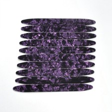 10Pcs Gauge 0.71mm Celluloid Strips Oud Pick Reeshe for Oud Qadim Pearl Purple
