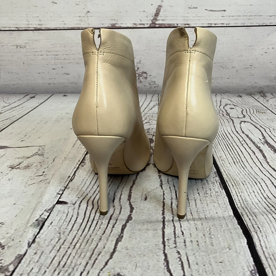 Barneys New York Co Op Boots Womens 9 Nude Miami Sand Leather Stileto Shoe - Image 4 of 4