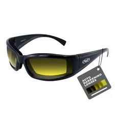 Stray Cat ANTIFOG Padded Sun Glasses TRANSITION PHOTOCHROMIC LENS YELLOW & SMOKE