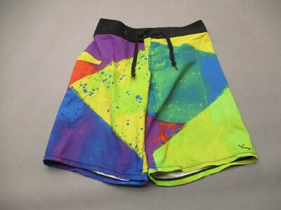 Lost Enterprises X Resin Works Size 25 Boys Drawstring Pocket Board Shorts  007