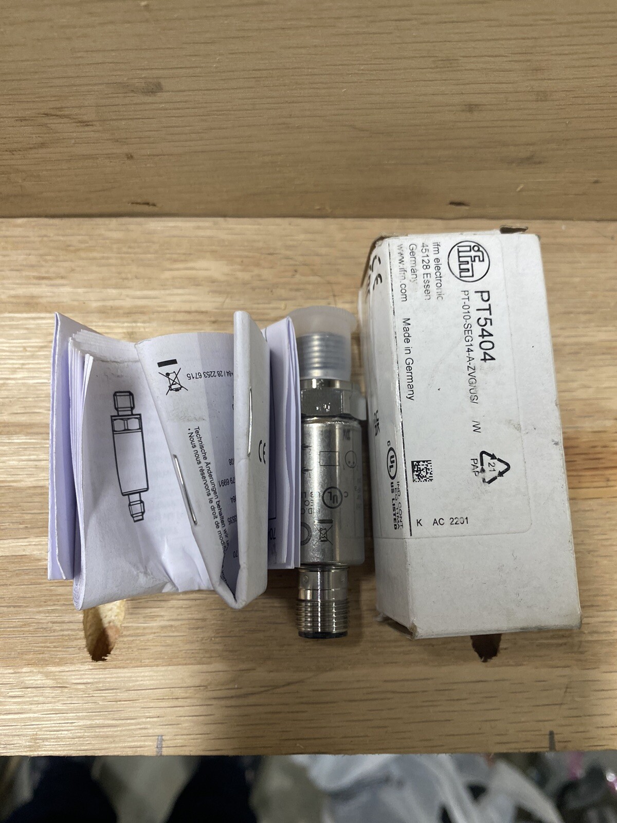 IFM electronic PT5404 Sensor PT010SEG 14 AZVG/US eBay