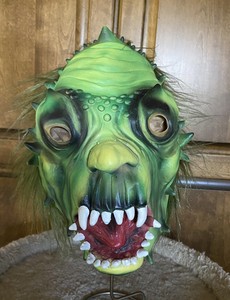 Nwot Head Mask Alien Devil Sea Creature Ghoul Green Monster Halloween Costume Ebay Nwot Head Mask Alien Devil Sea Creature Ghoul Green Monster Halloween Costume Ebay
