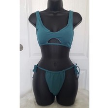 Cut Out Thong Bikini Set