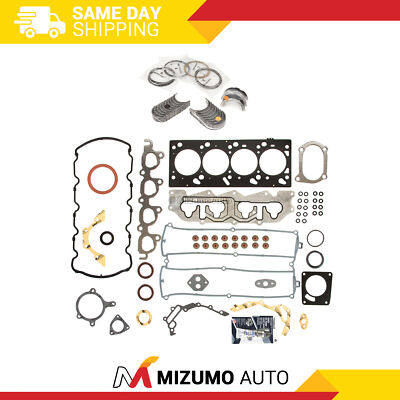 Full Gasket Set Bearings Rings Fit 95-96 Ford Contour Mystique 2.0L DOHC