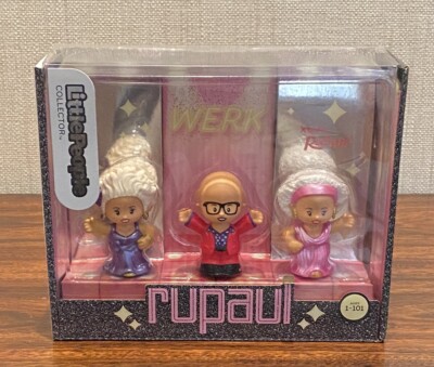 Factory Sealed Fisher Price Little People Collector Set RuPaul Special Edition