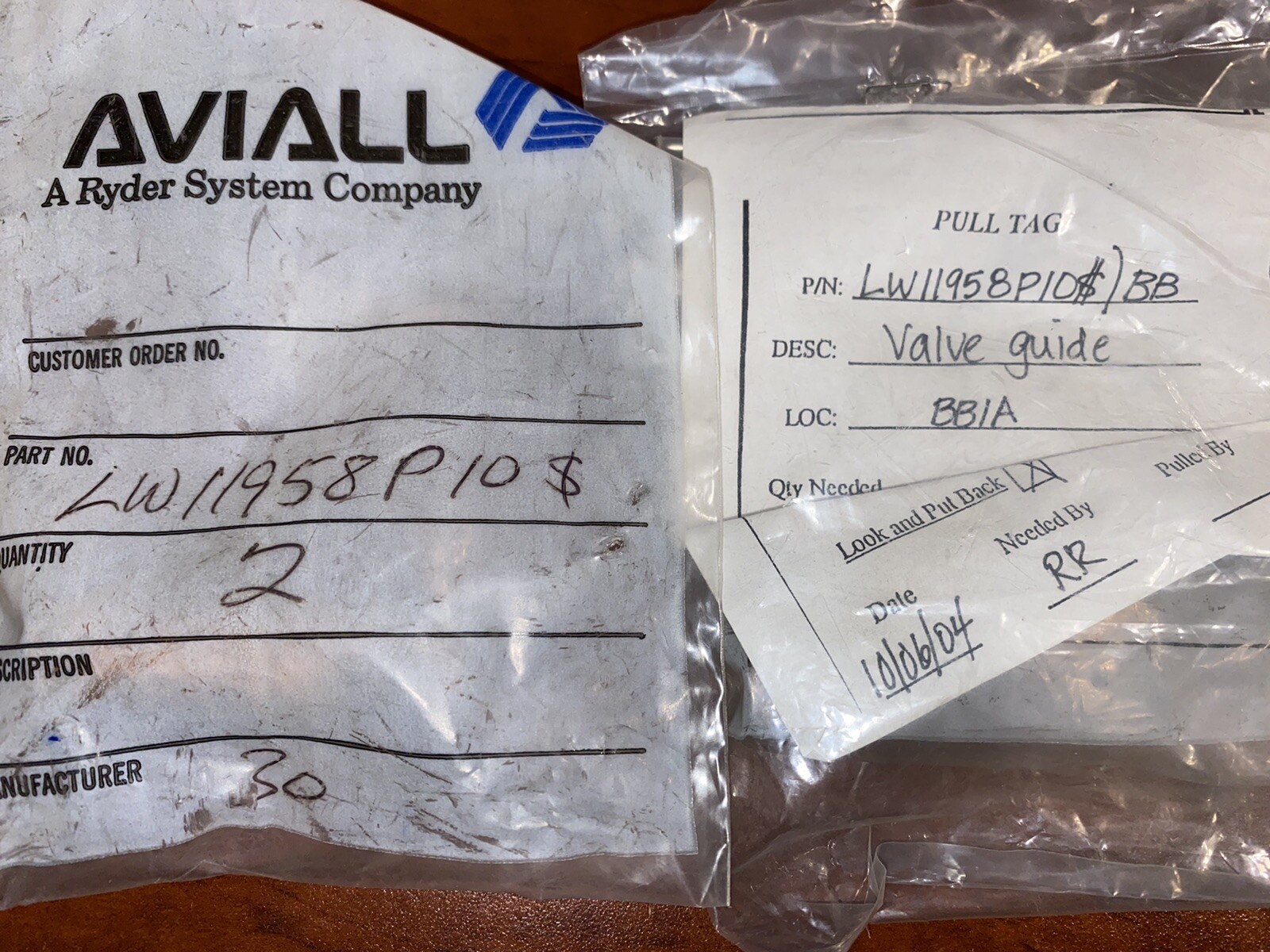 Valve Guide P/N LW11958P10 eBay