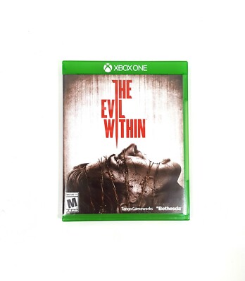 Evil Within Microsoft Xbox One 2014 Complete Case Manual Disc Inserts