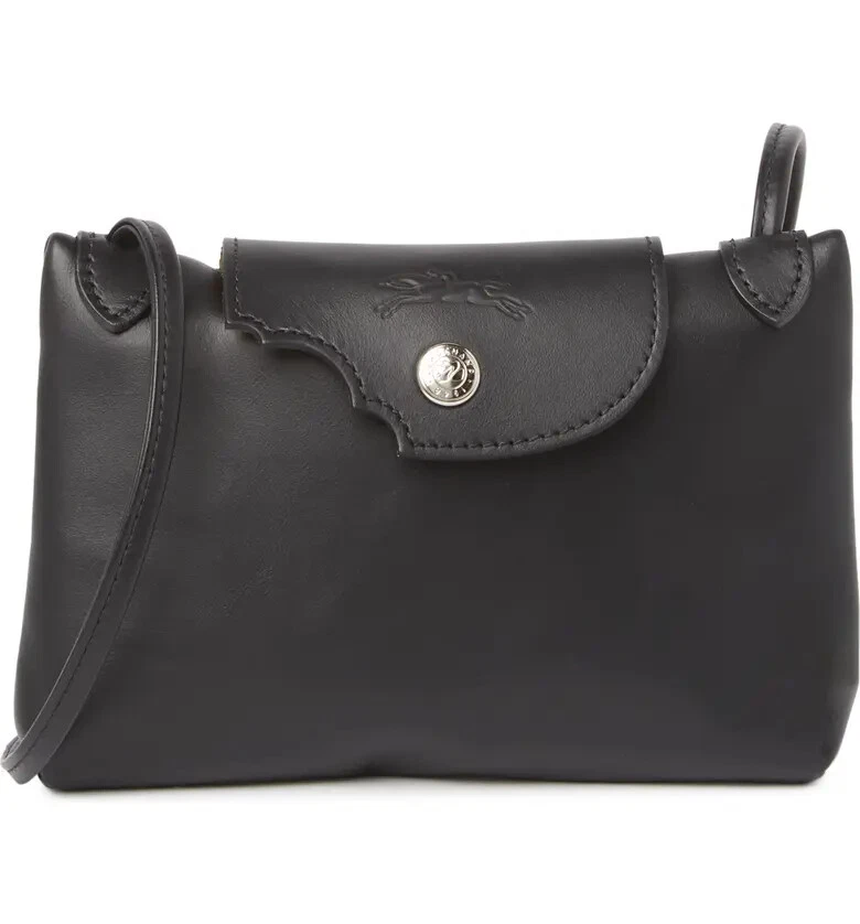 Grey Sac mini leather cross-body bag