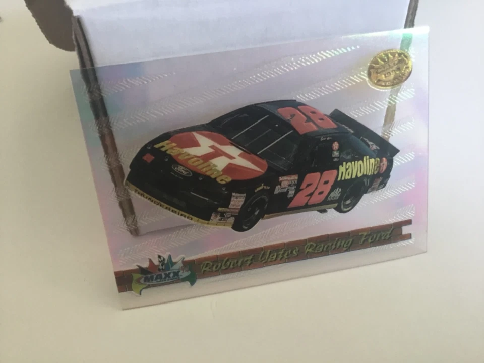 1994 Maxx Medallion Parallel #67 Robert Yates Racing Ford ClearChrome - RARE - Image 2 of 2