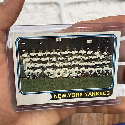 1974 Topps Set-Break #363 New York Yankees EX/NM Vintage Vtg MLB