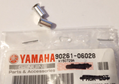 のん Yamaha Countersunk Rivet NOS 90261-06028 Qty. 2 (L-8028) | eBay