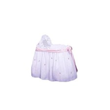 Dream On Me Babydoll Sheer Garden Bassinet Set