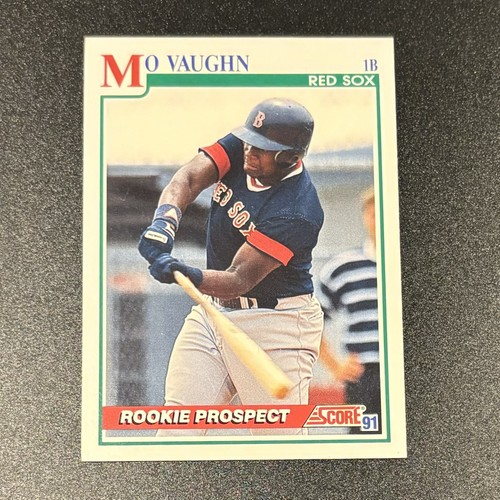 Mo Vaughn 1991 Score Rookie Prospect 1B Boston Red Sox Rookie Card RC