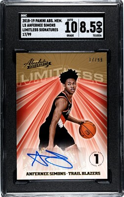 その他 Anfernee Simons RC auto Anfernee Simons 2018-19 Gold Standard PATCH AUTO RC (/99