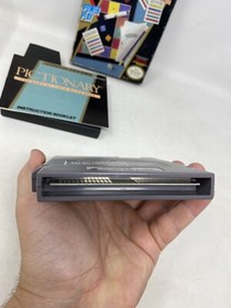 Pictionary (Nintendo System, 1990) NES Authentic CIB Complete w/ Manual Exc Cond