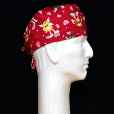 M M Valentine's Day Theme Scrub Hat