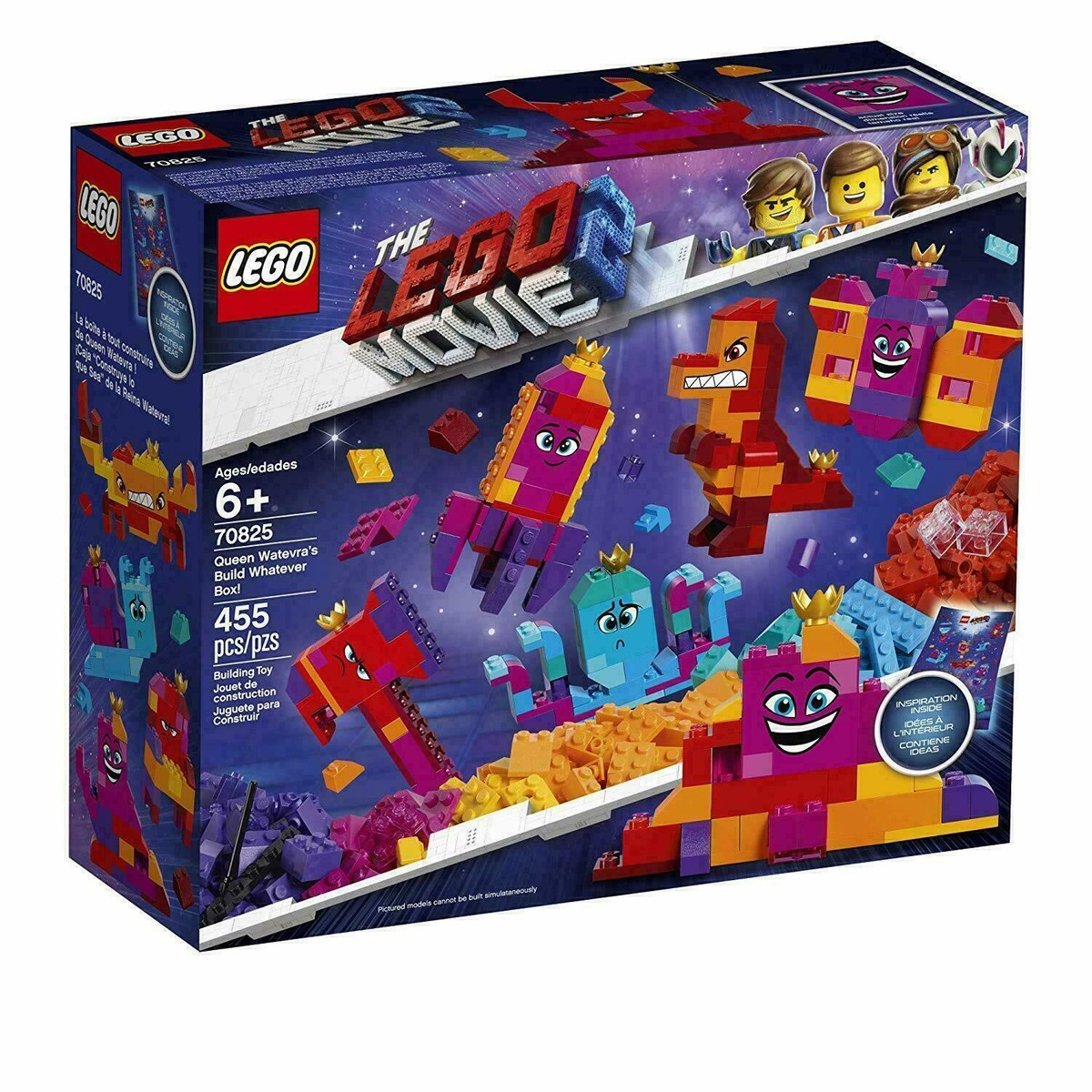 70825 QUEEN WATEVRA'S BUILD WHATEVER BOX lego movie 2 legos set