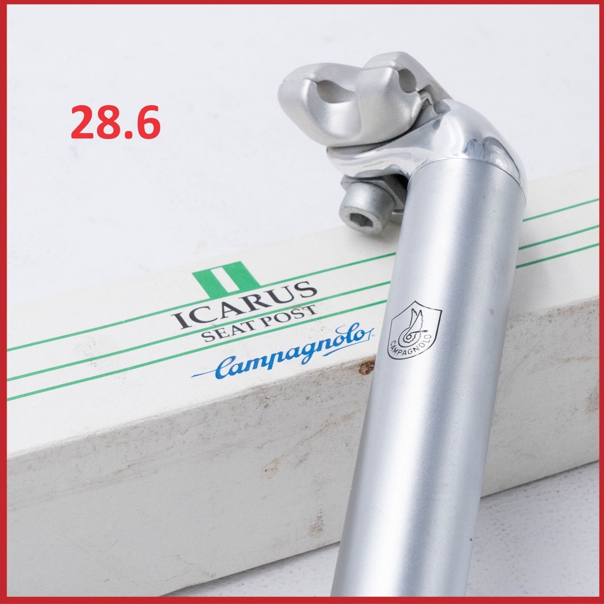 Parapluie pompe à cadre vintage Campagnolo 28,6 ~ boulon et écrou
