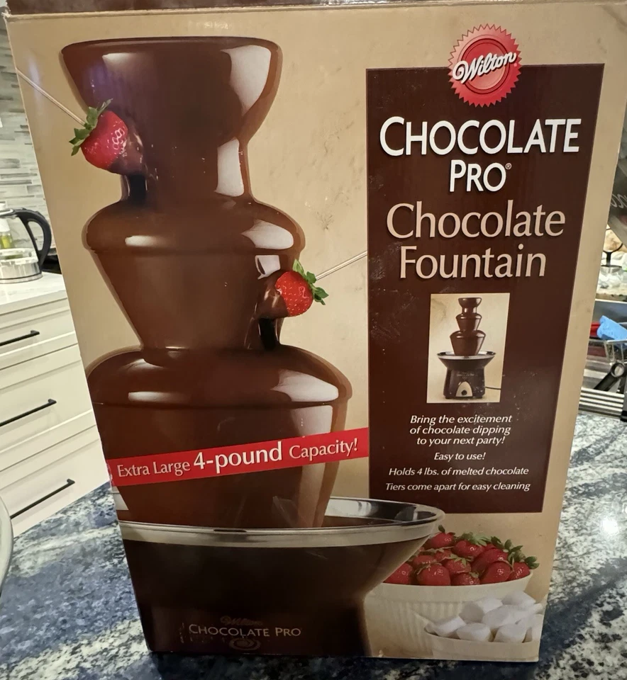 Wilton Chocolate Pro Fondue Chocolate Fountain, 4 lb. Capacity, Aluminium - Image 3 of 3