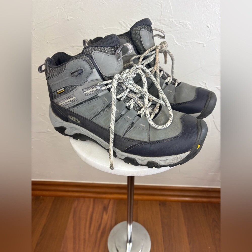 Scarpone da trekking KEEN donna calza termica scarpa calda outdoor campeggio trail grigio 9 5