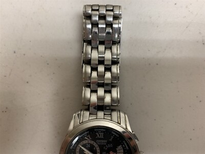 Citizen GN-4W-S Eco Drive Black/Gray Dial Stainless Steel Men's