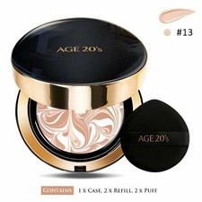 AGE 20's Signature Essence Cover Pact Intense Cover 14g  Refill 14g  13 IVORY