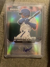 2022 Prizm Draft Picks Baseball Auto #AU-AP Adrian Pinto - Colorado Rockies