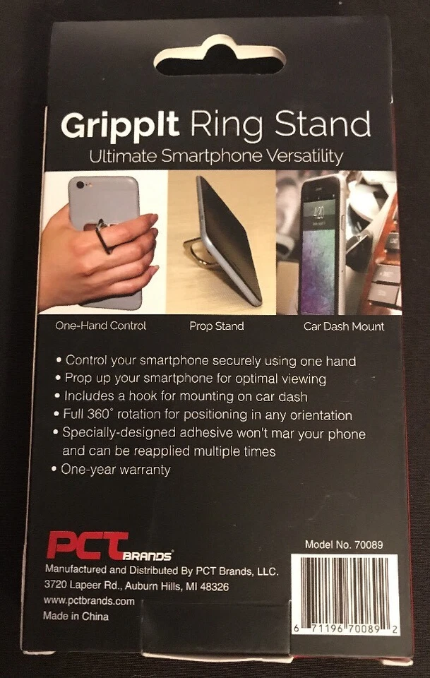 Lot Of 3 NEW PCT Brands GrippIt Stand for Universal Smartphones iPhone Car Dash - Image 2 of 4