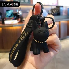 French Bull dog Car Key Chain