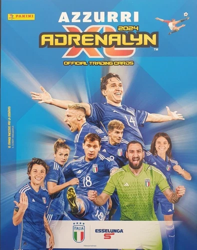 CARDS PANINI ADRENALYN XL - Esselunga 2024 - calciatori europei Nazionale Italia