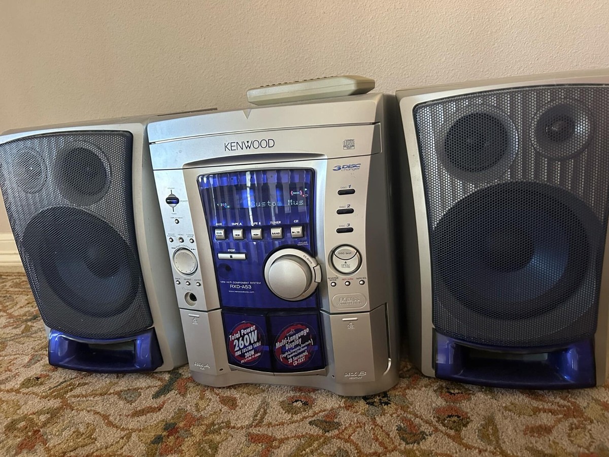 Kenwood RXD-A53 Mini Hi-Fi Compact Disc Stereo System and