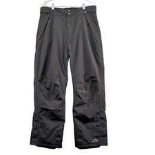 Polar Edge Silver Series Men's Ski Snow Pants Black XL Inner Snow Gator