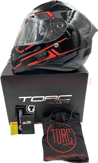 Casco Integrado Torc T15B Bluetooth Rojo Rush X-Pequeño - T15B05RSRD21 Foto 2 de 4