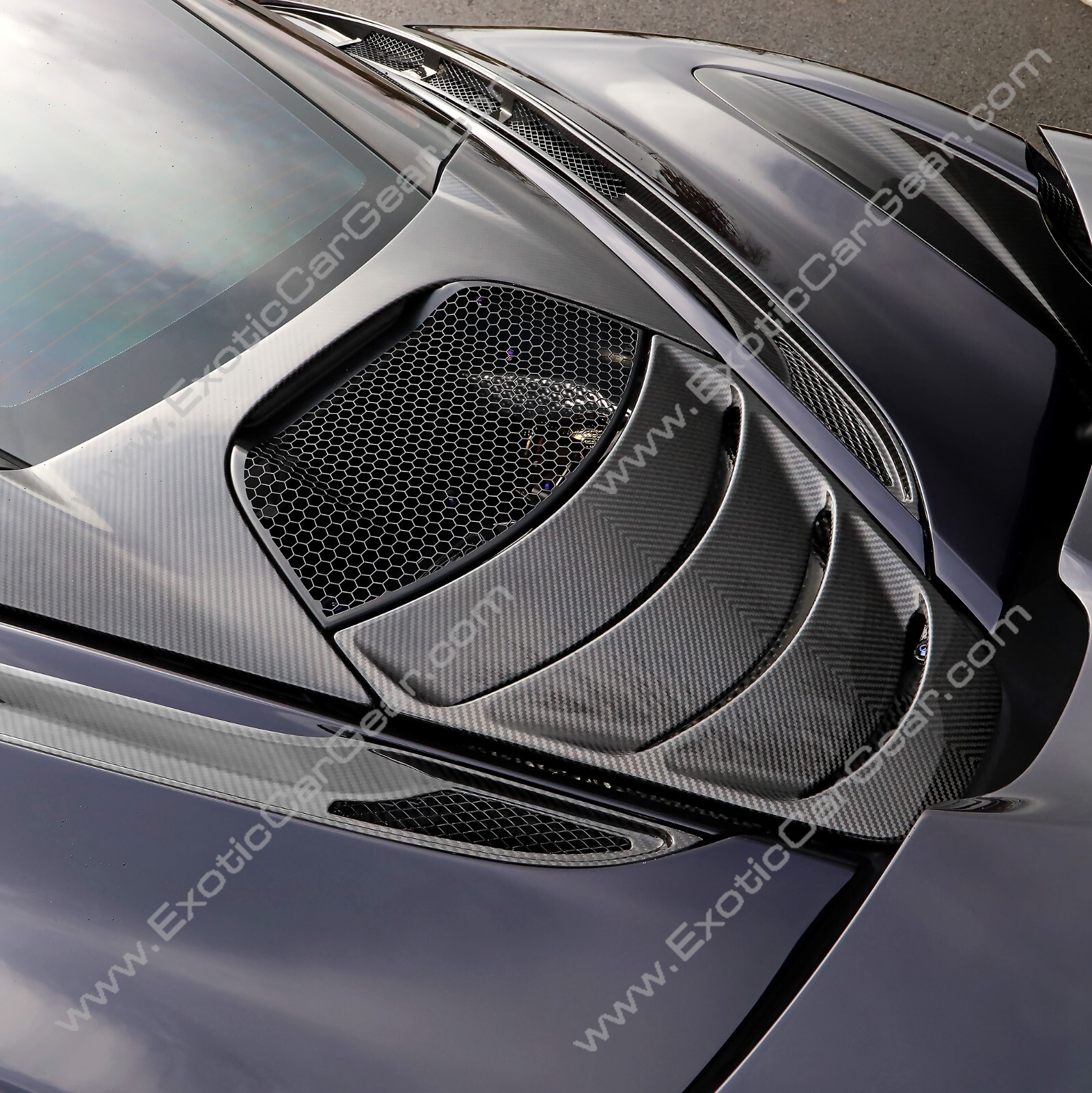 McLaren 720S Carbon Fiber Engine Lid Trim Panel