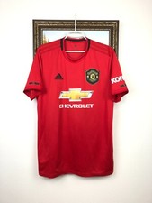 Manchester United Home football shirt 2019 Soccer Adidas Mens Jersey Size L
