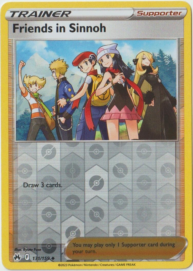 Friends in Sinnoh 131/159 Professor Program for sale | eBay