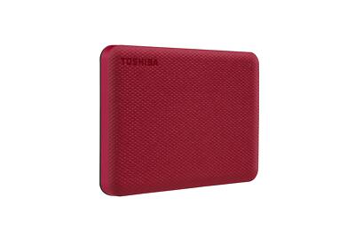 Toshiba Canvio Advance 2Tb Portable External Hard Drive Usb 3.0, Red - Personal 