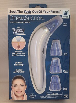 DermaSuction Derma Suction Pore Cleaning Device with Vacuum Action Cordless