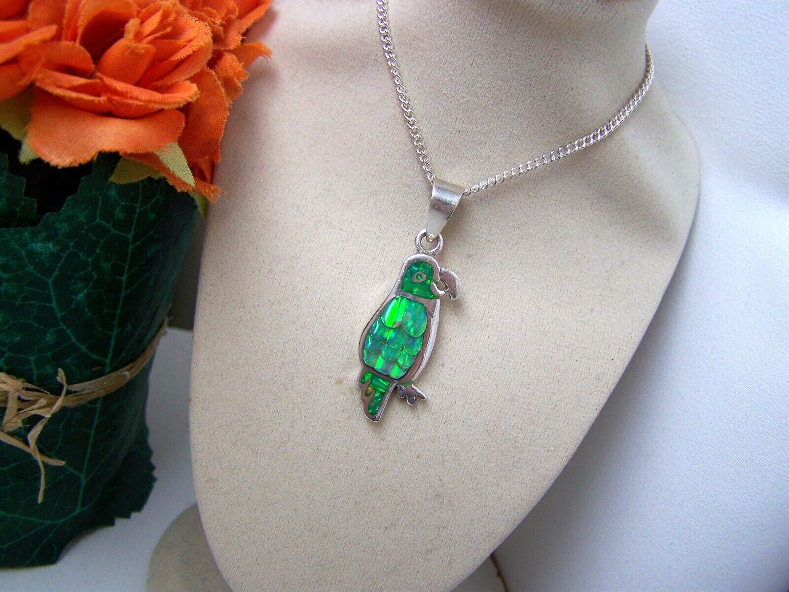 VINTAGE 950 SOLID STERLING SILVER OPAL DOUBLET PA… - image 11