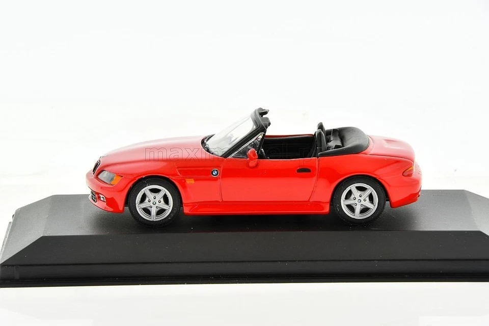BMW Z3 2.8 Cabrio Red 1997 MINICHAMPS 430024330 1:43 Roadster Rosso Phase 1 - Immagine 2 di 4